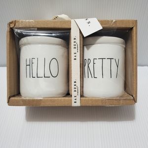 Rae Dunn Hello Pretty Canisters set.